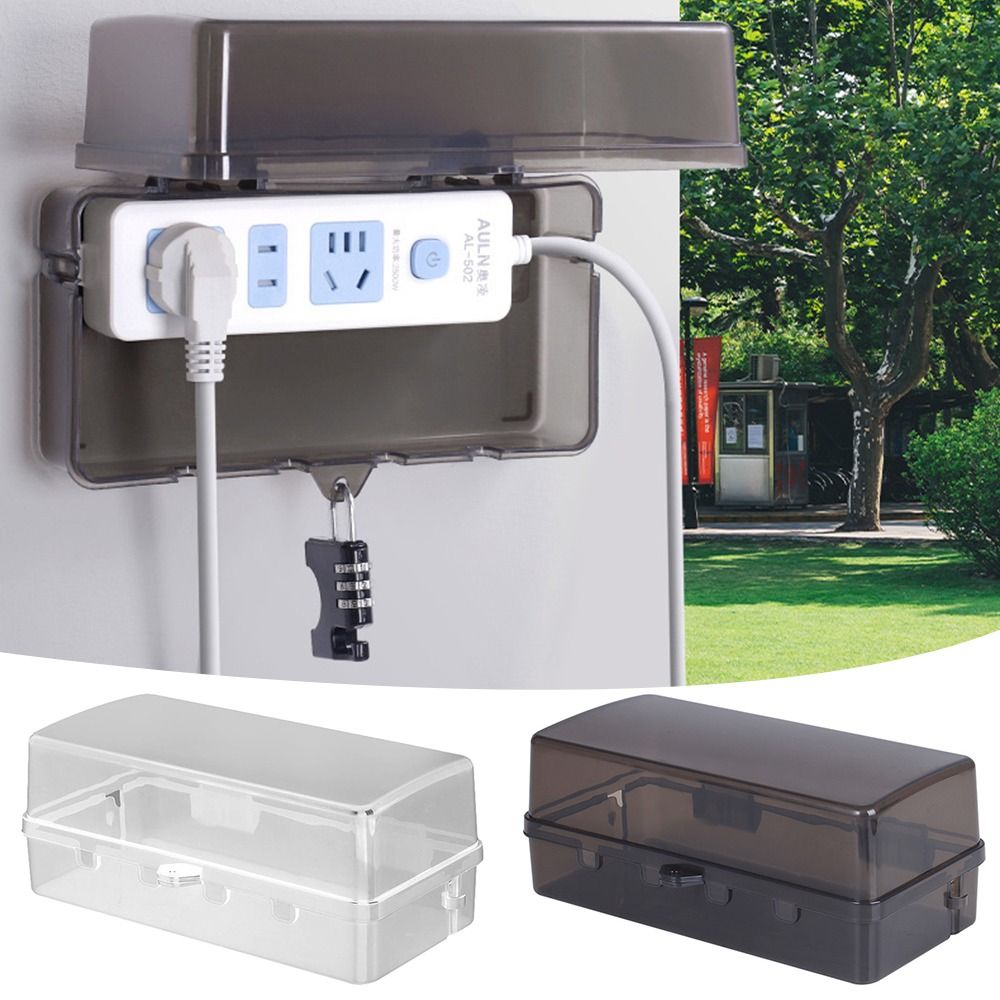 Outdoor Power Outlet Cover - Outdoor Electrical Boxes Waterproof Cable Management