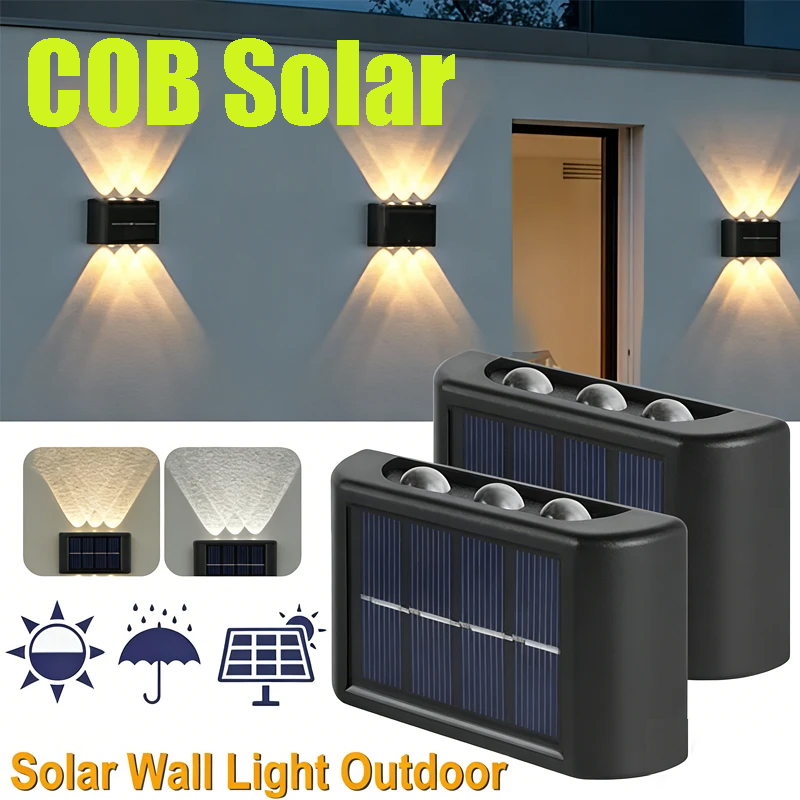 Power Outdoor - COB Solar Wall Lamp Outdoor Waterproof