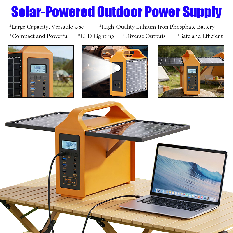 Outdoor Power Equipment - 150W Portable Solar Power Station with