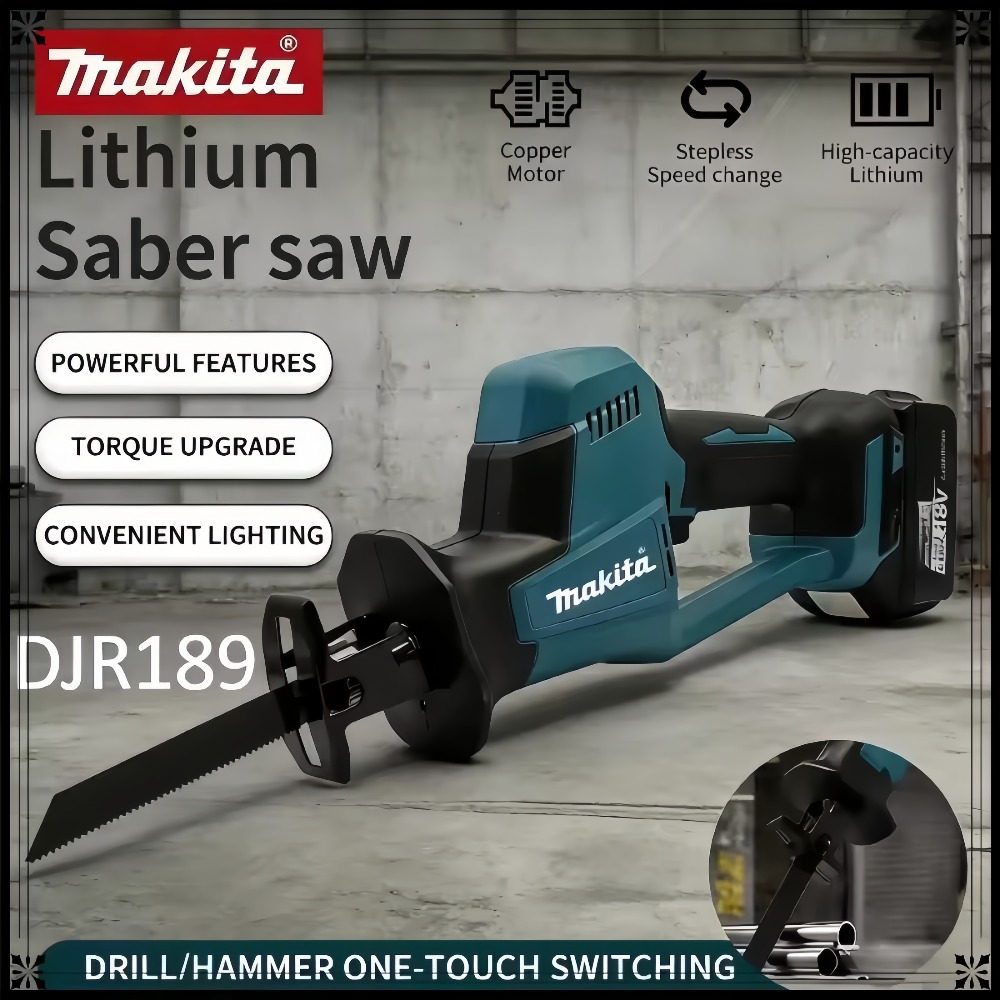 Pole Saw Cordless - 2026 Makita DJR189 18V Brushless Cordless