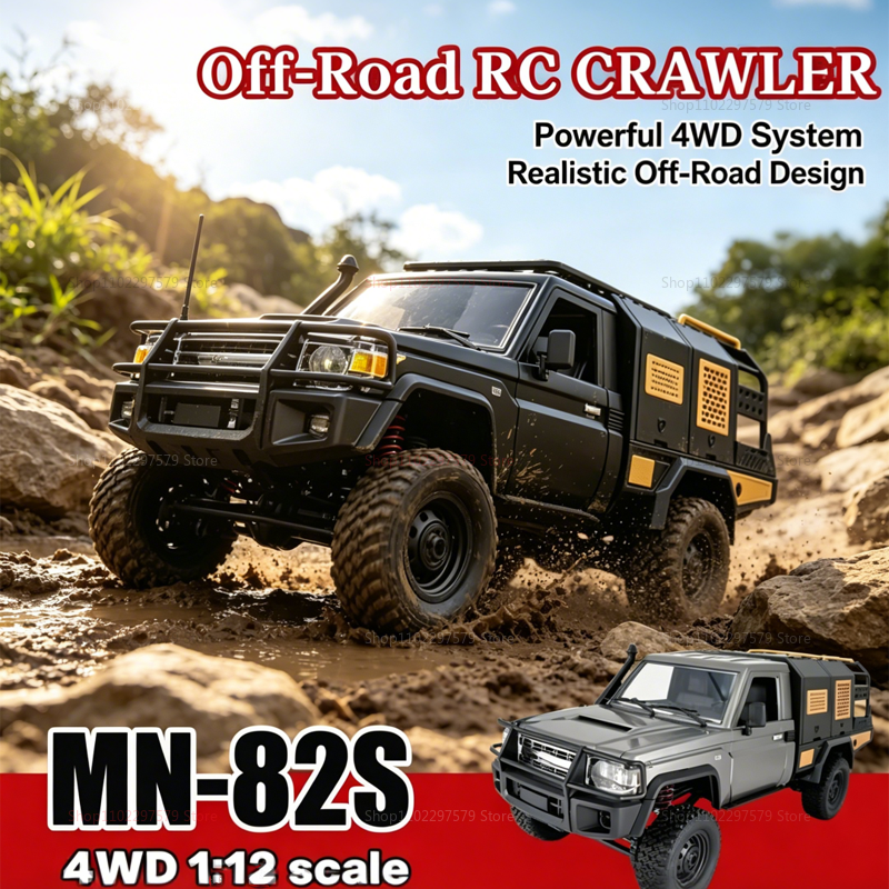 Outdoor Power Wheels - MN82 MN82S RC Crawler Truck 1/12