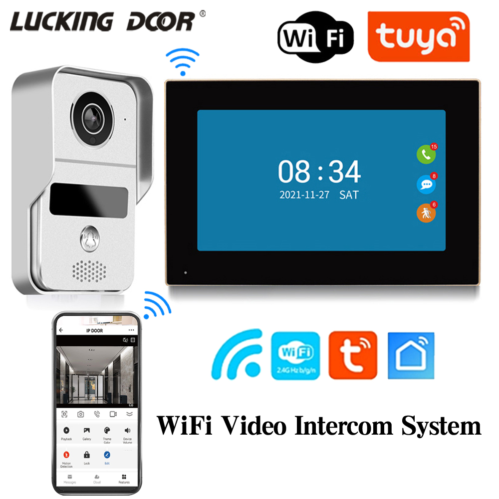 Outdoor Power Outlet Wifi - 7 Inch Tuya Video Doorbell WiFi