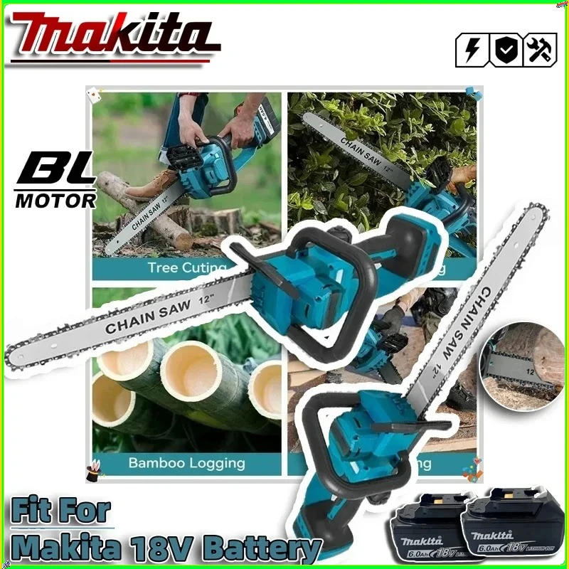 Pole Saw Cordless - Makita 18V 2200W Portable Chainsaw Brushless