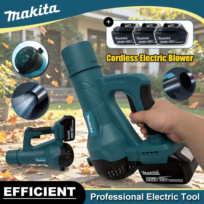 Leaf Blower Cordless - Makita Brushless Cordless Air Blower Handheld