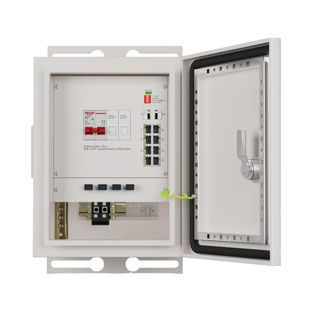 Outdoor Power Equipment - KeepLiNK Outdoor Smart Network Box 8-Port