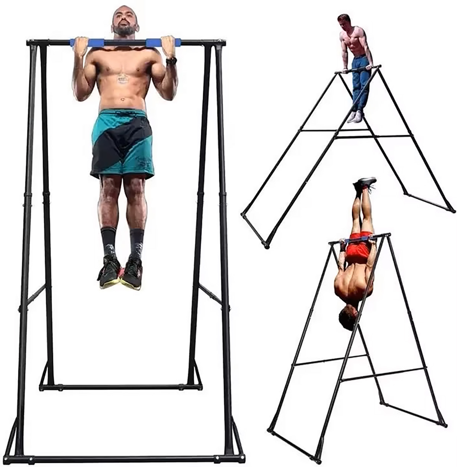 Home Gym Pull up Bar Foldable  – обзор и цена Outdoor Power Tower Pull Up Bar