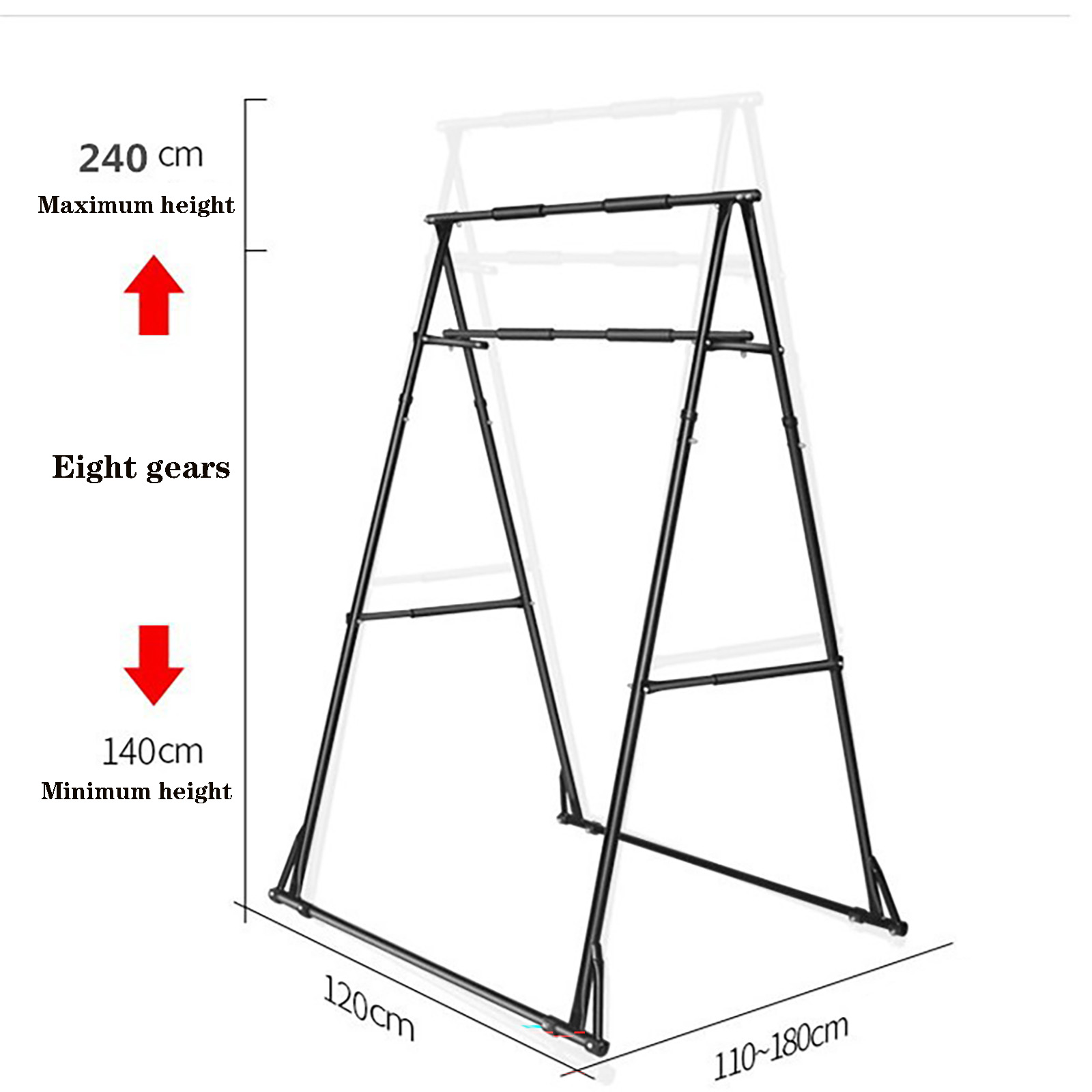 Home Gym Pull up Bar Foldable  – обзор и цена Outdoor Power Tower Pull Up Bar
