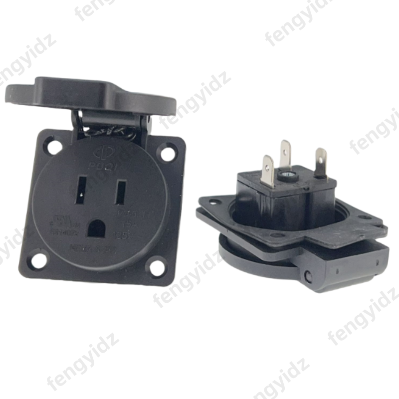 Black 125V 15A 20A IP44 CE Ame – обзор и цена Outdoor Power Receptacle