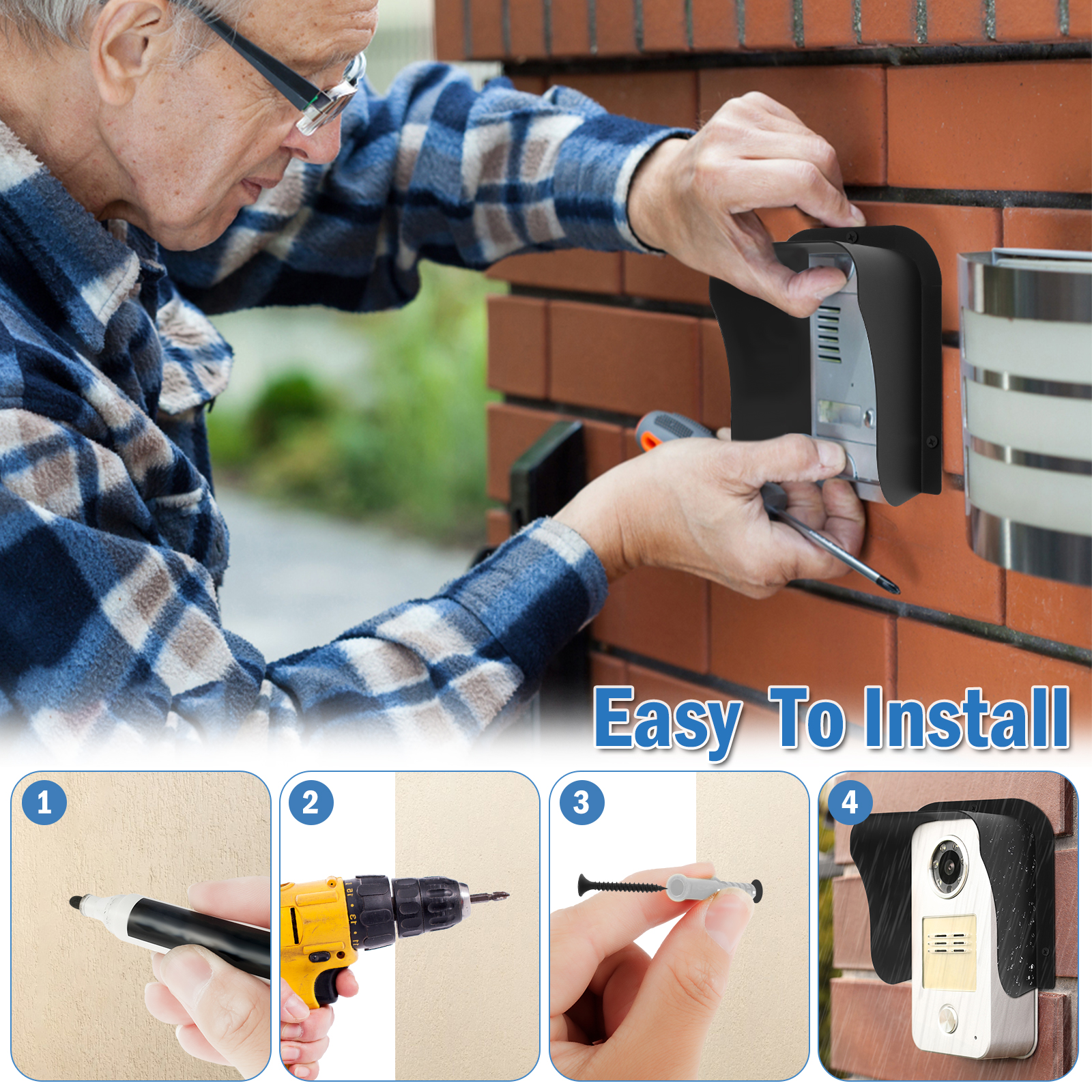 Doorbell Rain Cover Waterproof – обзор и цена Outdoor Power Outlet Cover