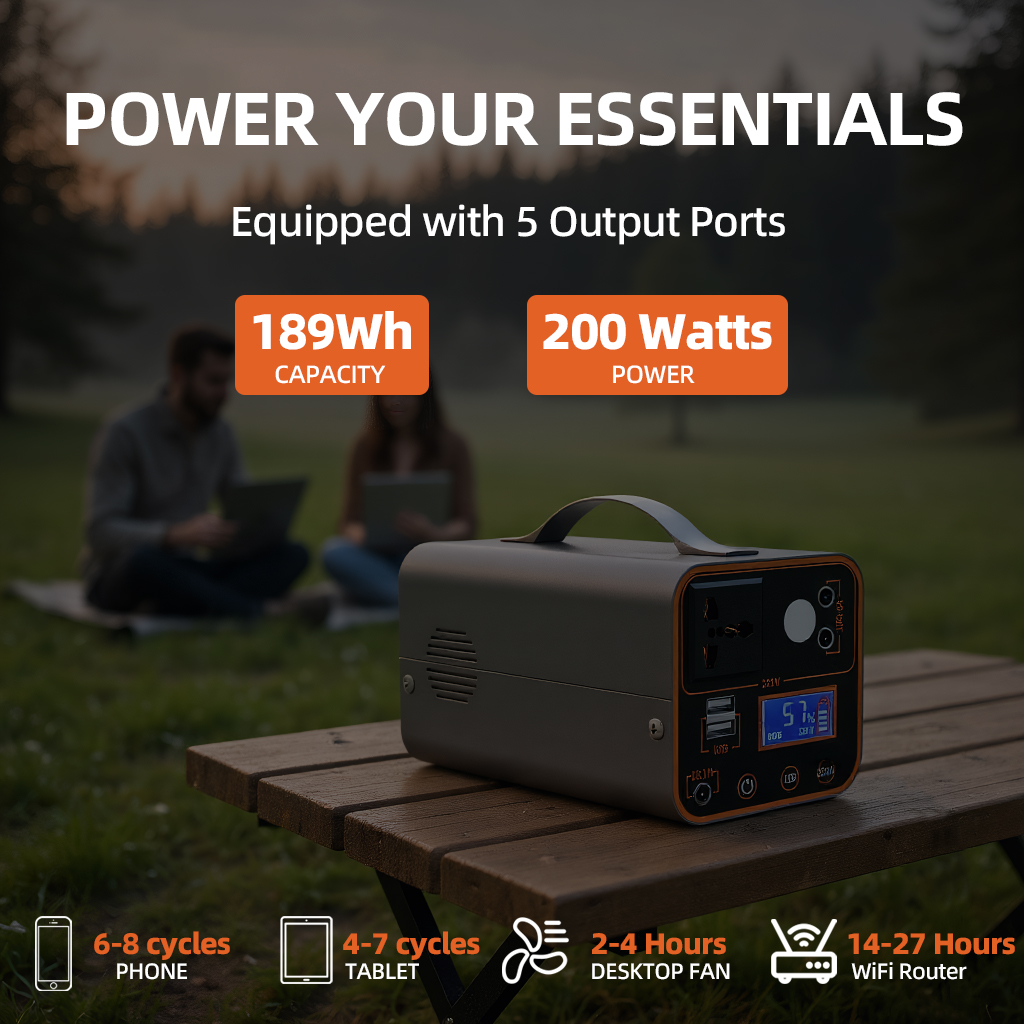 200W Portable Power Station 22 – обзор и цена Outdoor Power Equipment