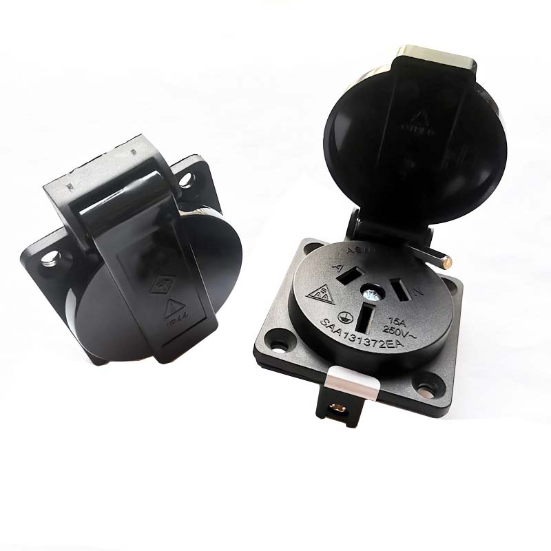 2PCS Black 10A 15A Australia O – обзор и цена Outdoor Power Receptacle