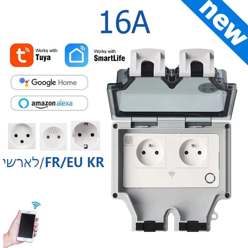 Tuya Power Socket IP66 Outdoor – обзор и цена Outdoor Power Outlet Wifi
