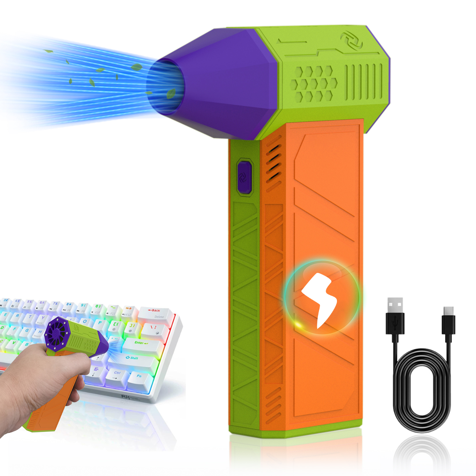 Portable 6000mAh Cordless Mini – обзор и цена Leaf Blower Cordless