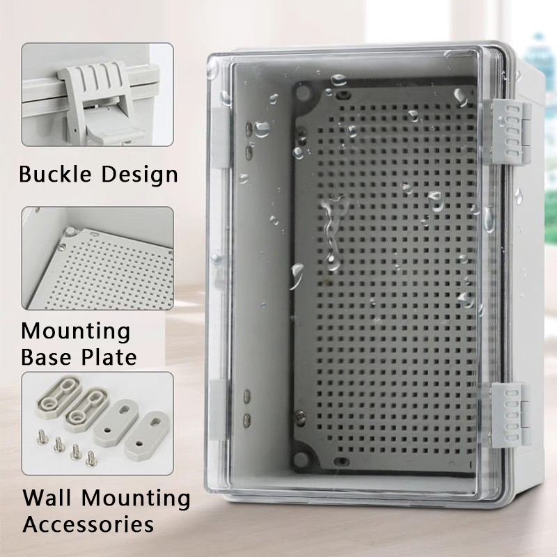 IP66 Waterproof Gray/Transpare – обзор и цена Outdoor Power Distribution Box