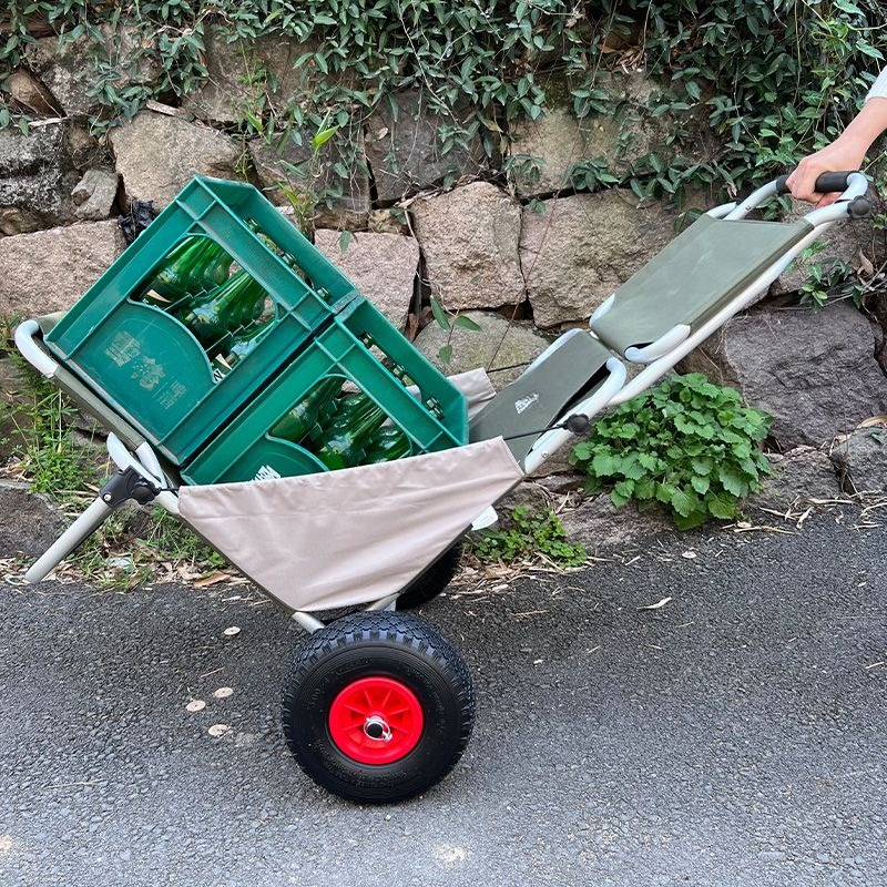 Air wheel cart folding small p – обзор и цена Outdoor Power Wheels