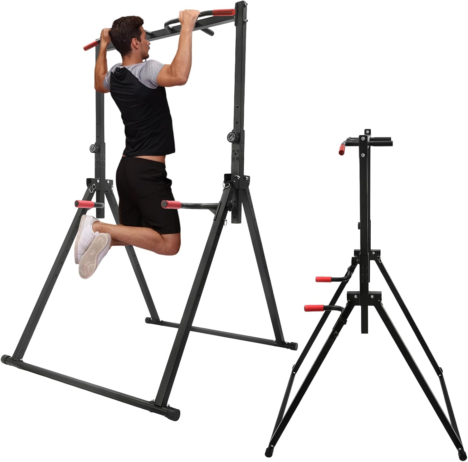 Foldable Power Tower Dip Stati – обзор и цена Outdoor Power Tower Pull Up Bar
