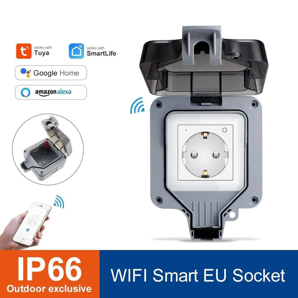 Smart Outdoor Waterproof Socke – обзор и цена Outdoor Power Outlet Wifi