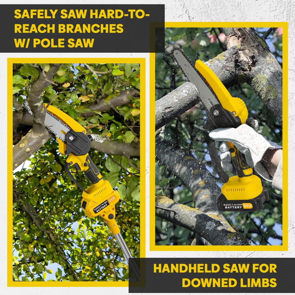 2 in 1 Cordless Pole Saw & Min – обзор и цена Pole Saw Cordless