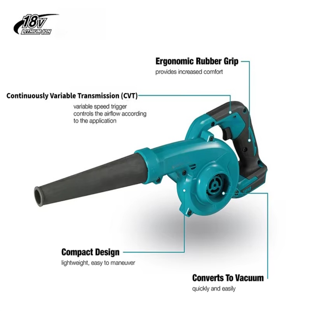 For Makita 18V Li-Ion Battery  – обзор и цена Leaf Blower Cordless