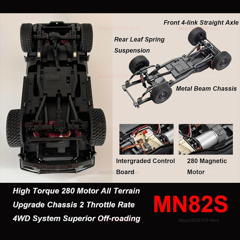 MN82 MN82S RC Crawler Truck 1/ – обзор и цена Outdoor Power Wheels