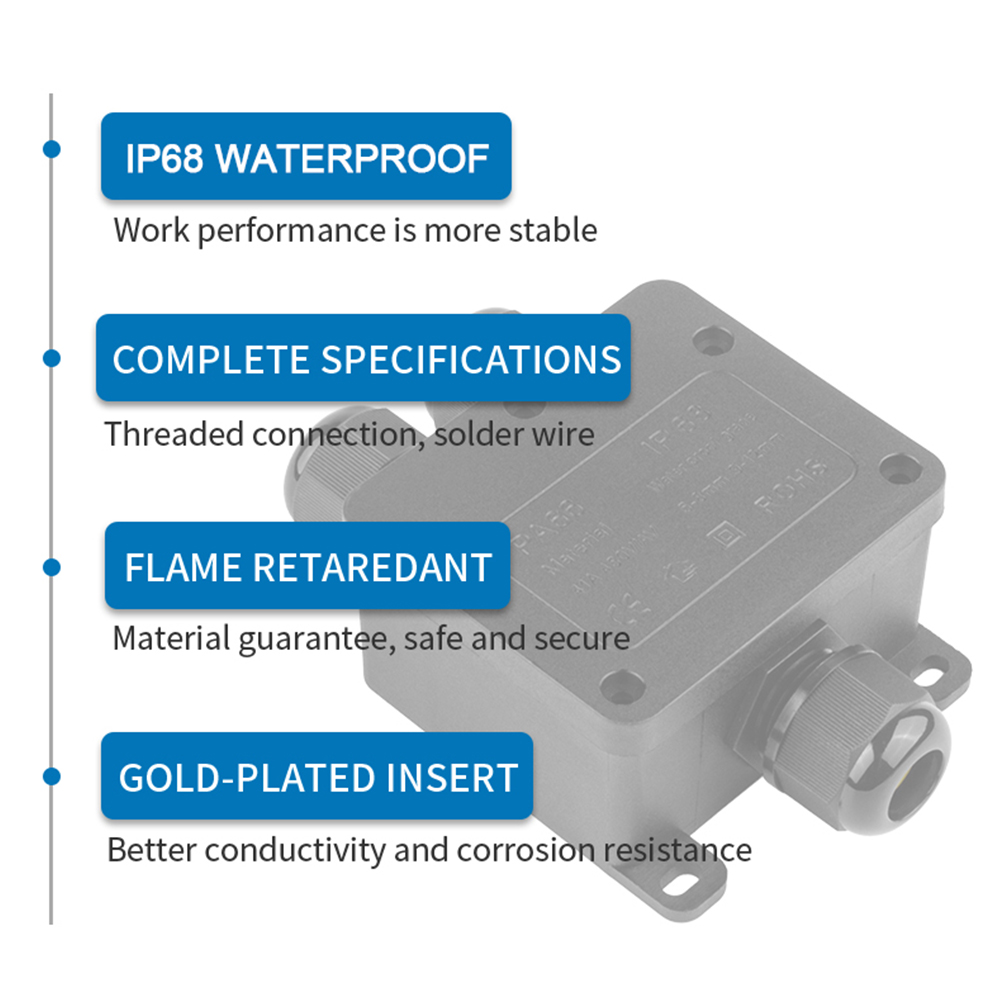 IP68 Outdoor Waterproof Juncti – обзор и цена Outdoor Power Distribution Box