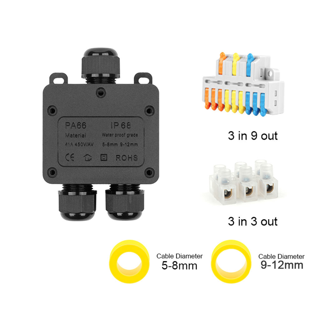 IP68 Outdoor Waterproof Juncti – обзор и цена Outdoor Power Distribution Box