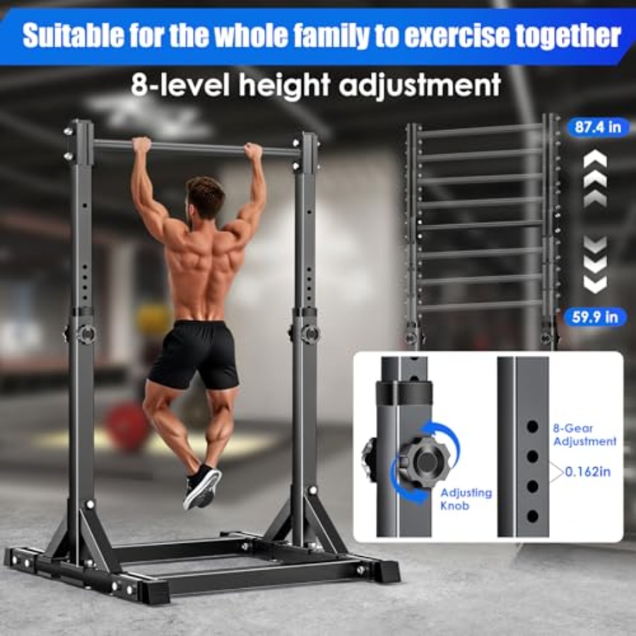 Free Standing Adjustable Pull  – обзор и цена Outdoor Power Tower Pull Up Bar