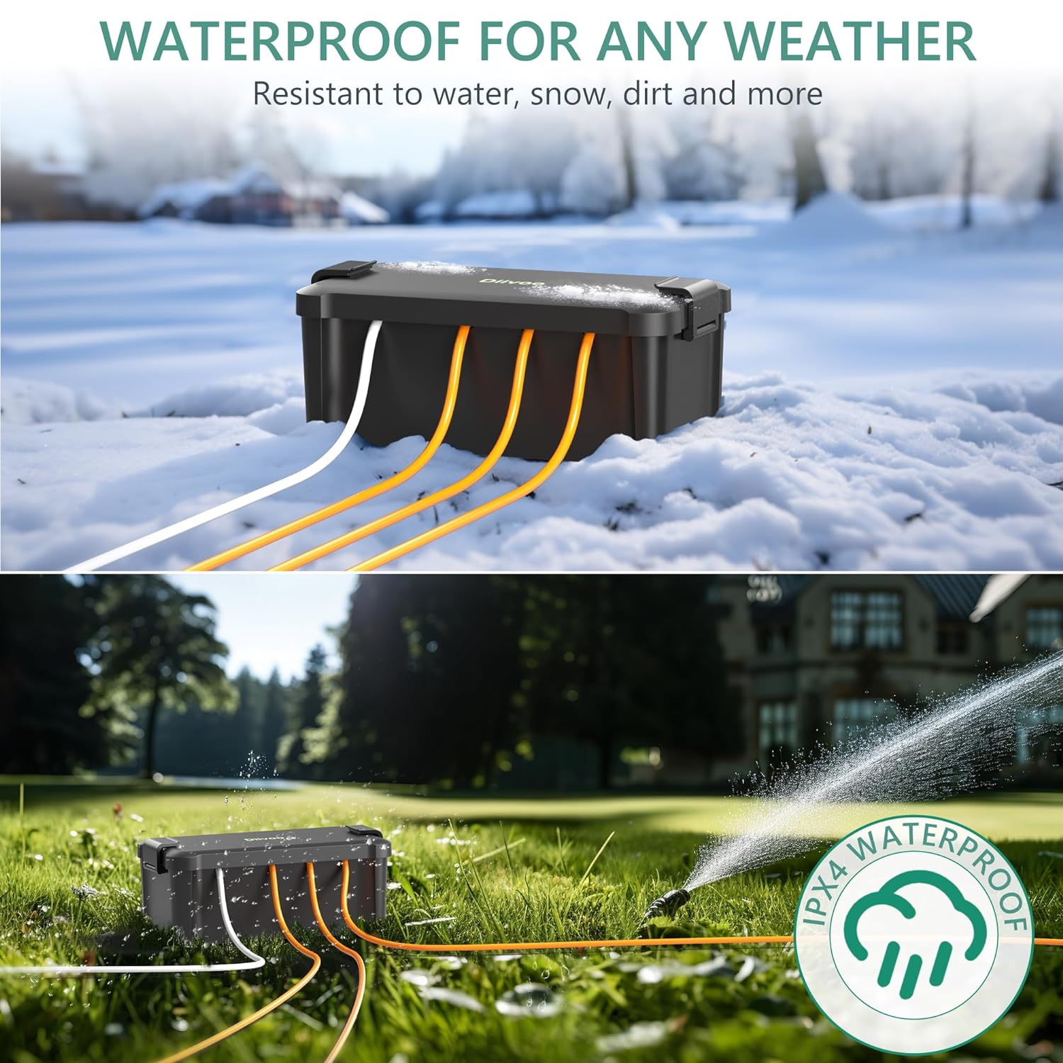 Diivoo Outdoor Waterproof Elec – обзор и цена Outdoor Power Distribution Box