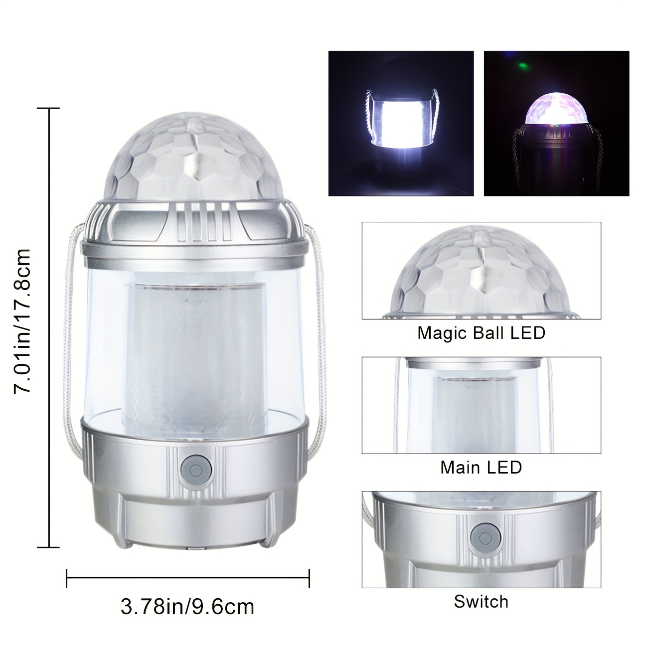 1-4PCS LEDCamping Lantern Rech – обзор и цена Outdoor Powerbank