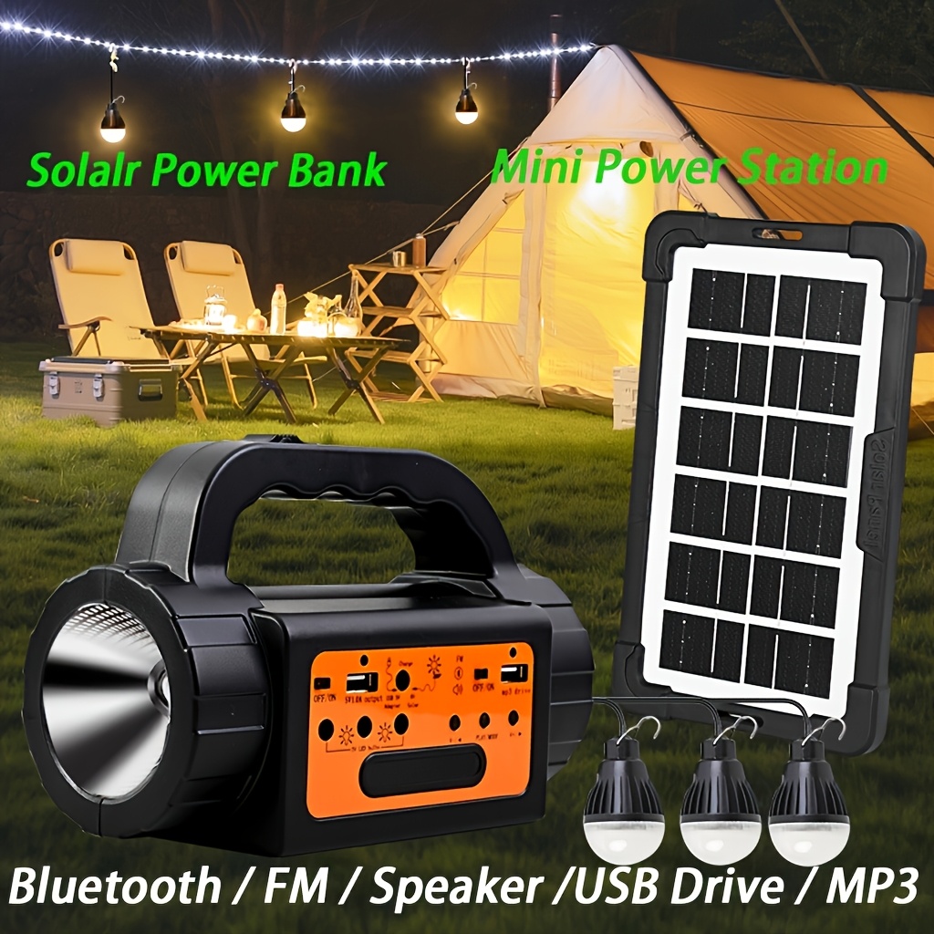 Solar Rechargeable Camping Lig – обзор и цена Outdoor Powerbank