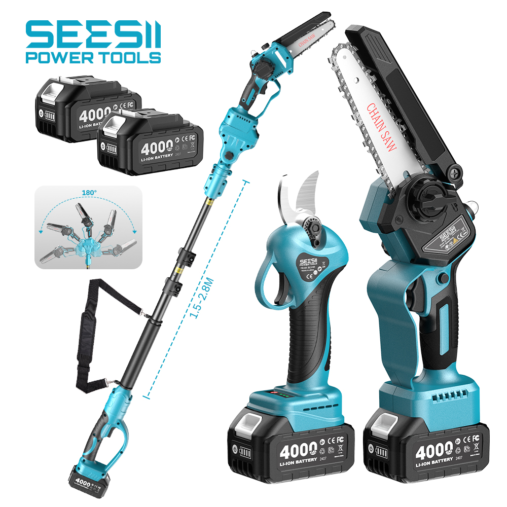 Seesii 3-in-1 Brushless Cordle – обзор и цена Pole Saw Cordless