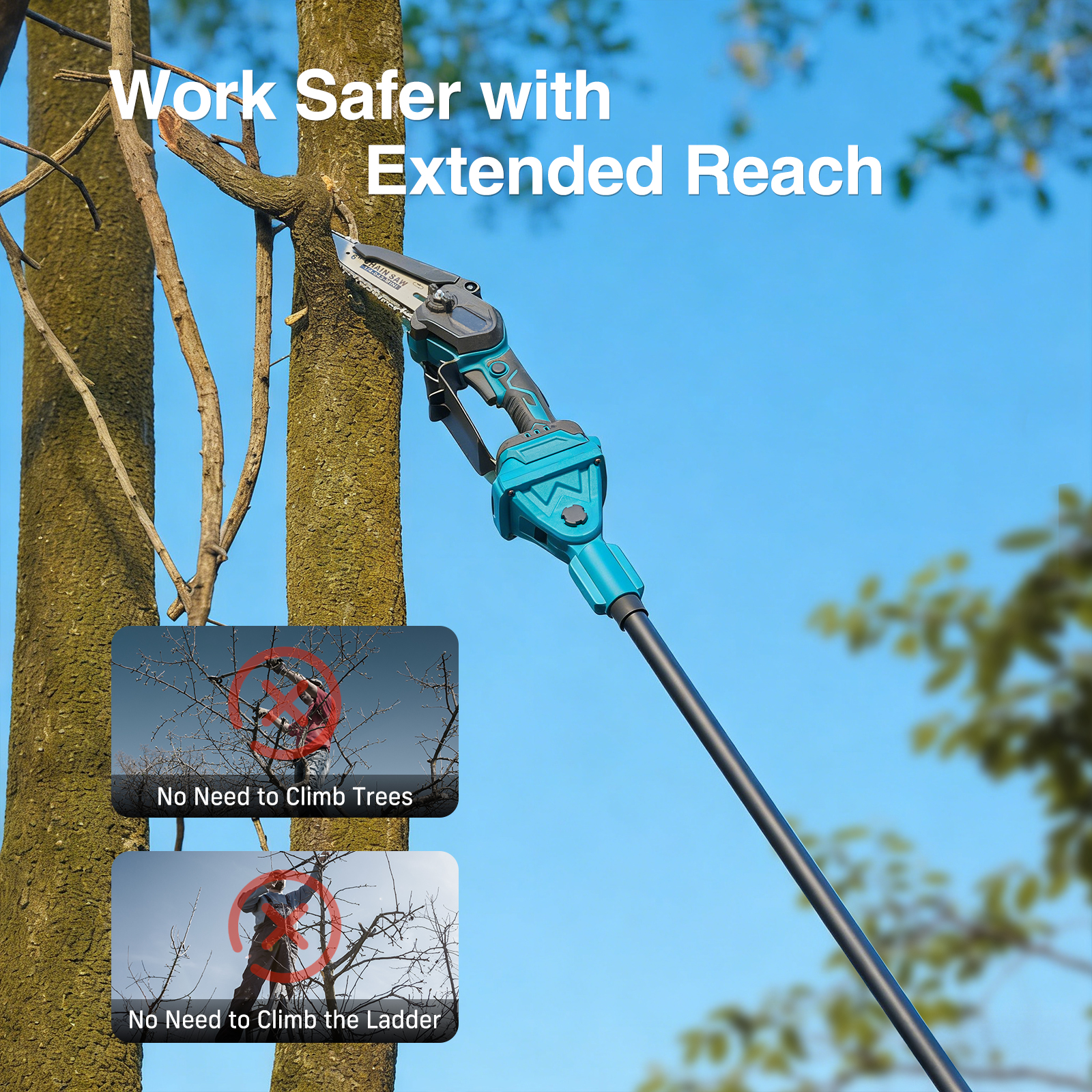TaskStar 4-in-1 Garden Power T – обзор и цена Pole Saw Cordless