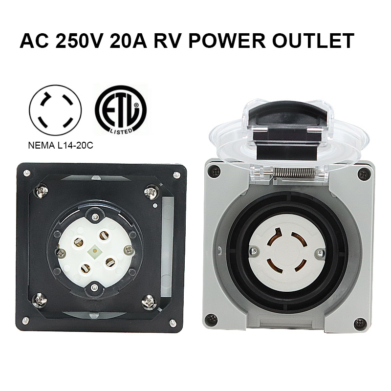 125/250V 20A Generator RV Powe – обзор и цена Outdoor Power Receptacle