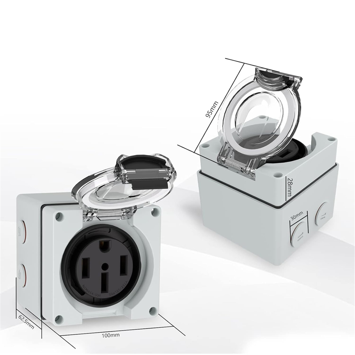 AT16 50Amp Power Outlet Box,12 – обзор и цена Outdoor Power Receptacle