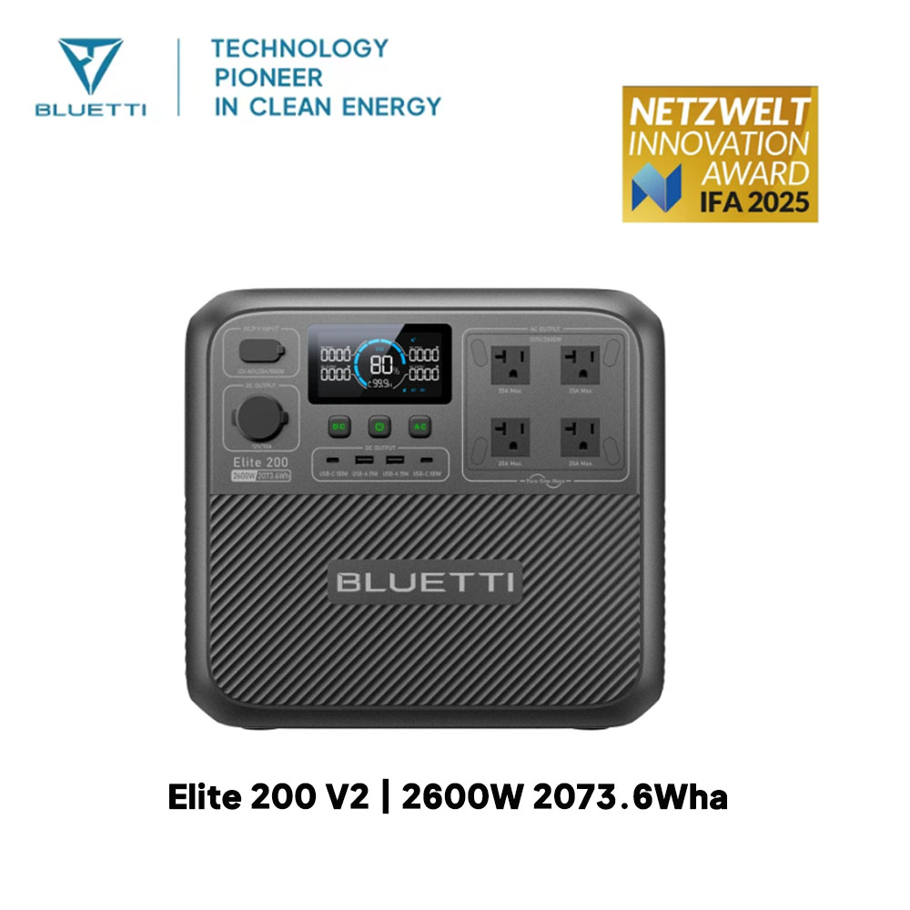【Renew】BLUETTI Elite 200 V2 Po – обзор и цена Outdoor Power Equipment