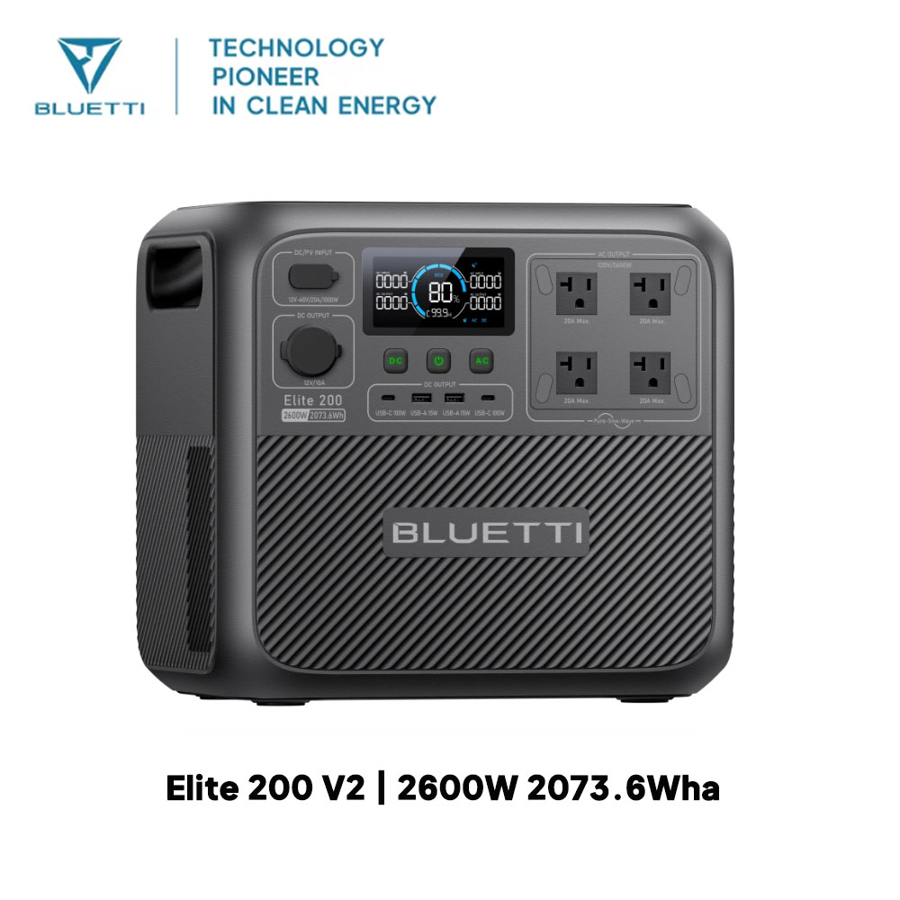【Renew】BLUETTI Elite 200 V2 Po – обзор и цена Outdoor Power Equipment