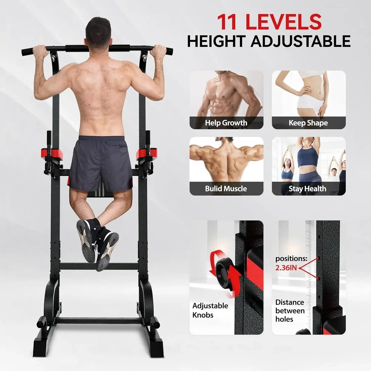 Power Tower Dip Station Pull U – обзор и цена Outdoor Power Tower Pull Up Bar