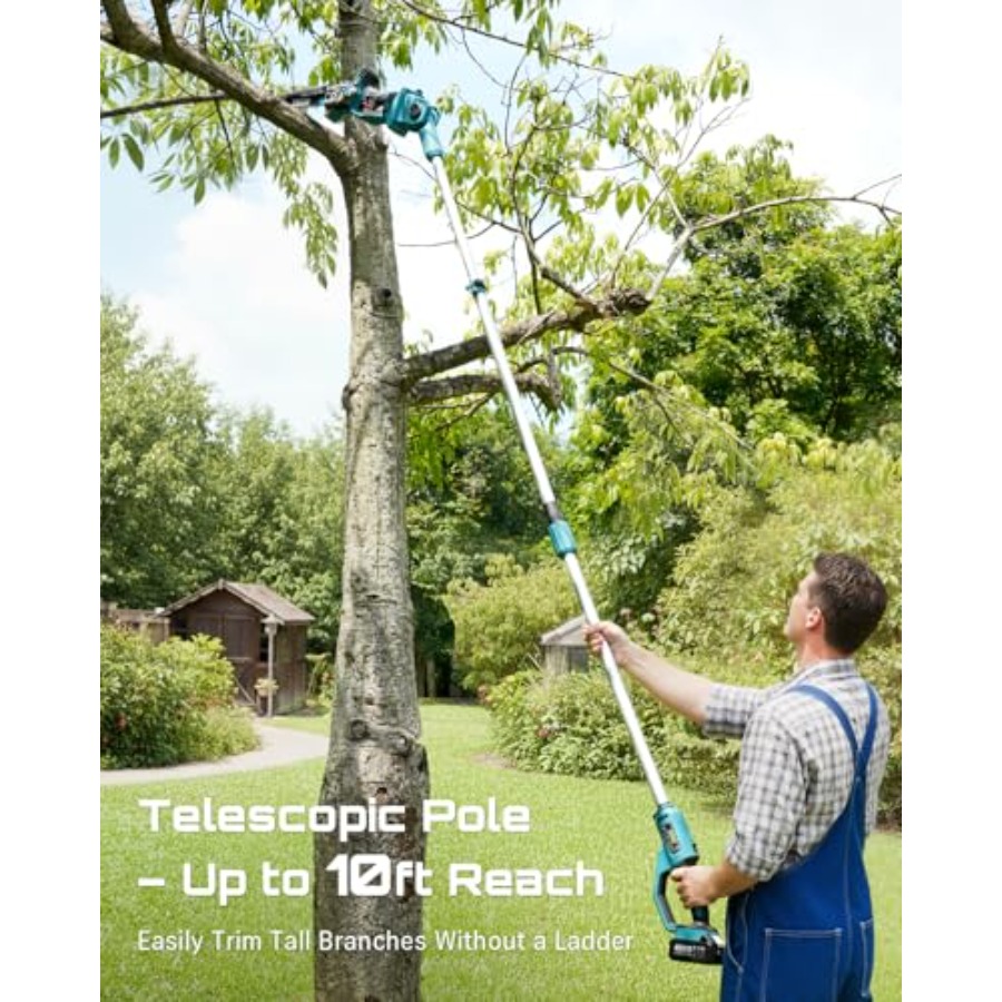 10-Inch 2-in-1 Cordless Pole S – обзор и цена Pole Saw Cordless