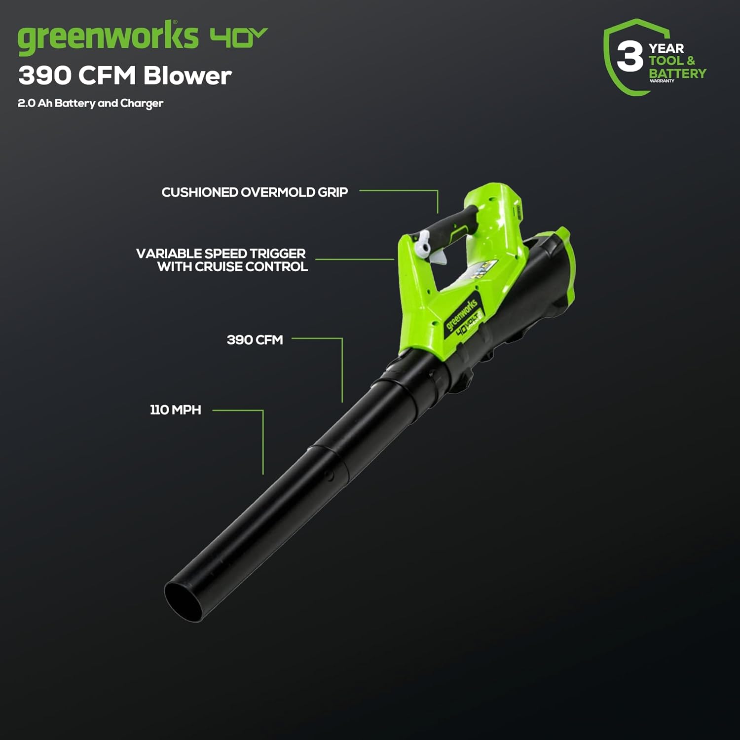 40V Cordless Yard Tool Combo K – обзор и цена Leaf Blower Cordless