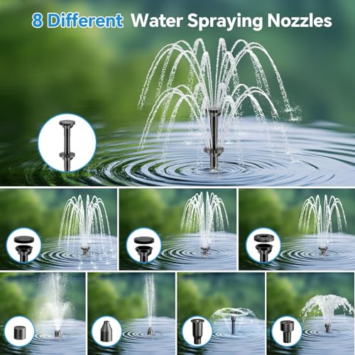 8W Solar Fountain Pump With 30 – обзор и цена Outdoor Powerbank