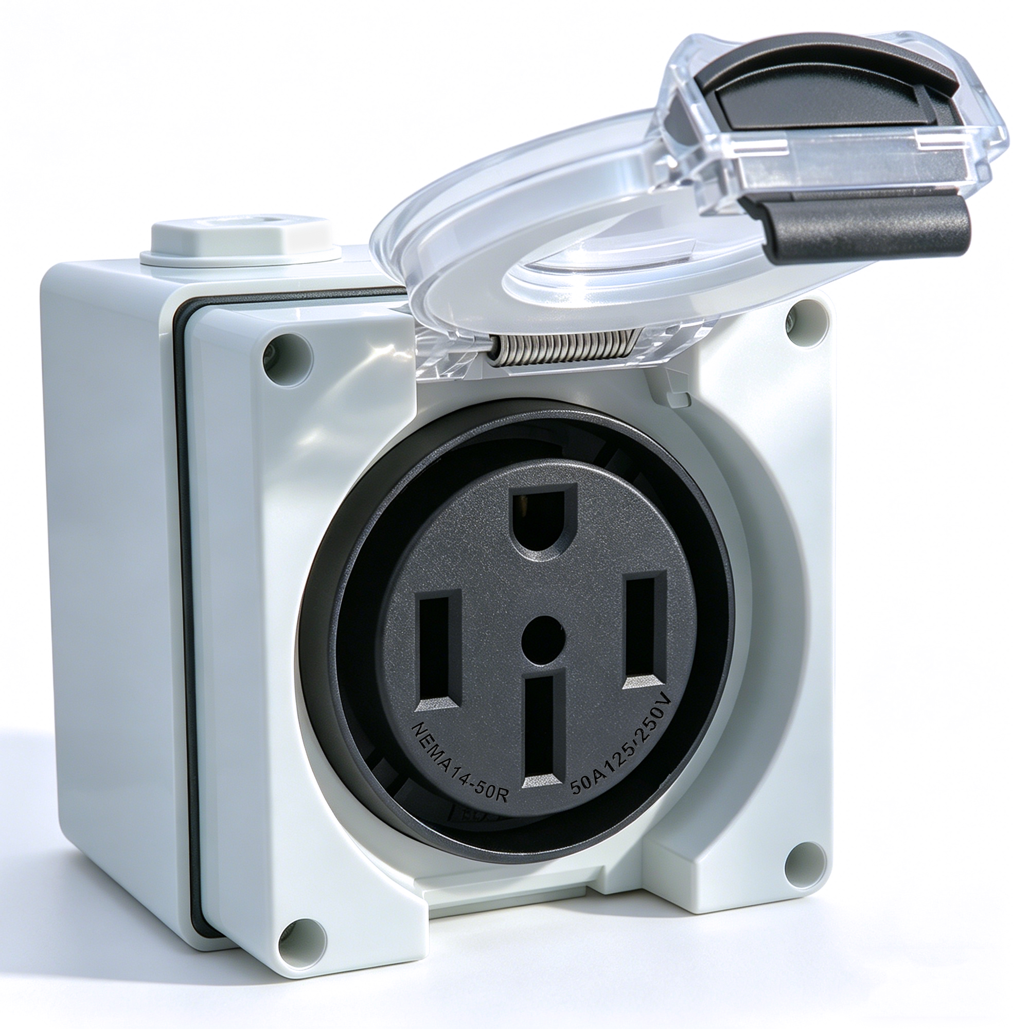 50 Amp RV Outlet Box NEMA 14-5 – обзор и цена Outdoor Power Outlet Cover