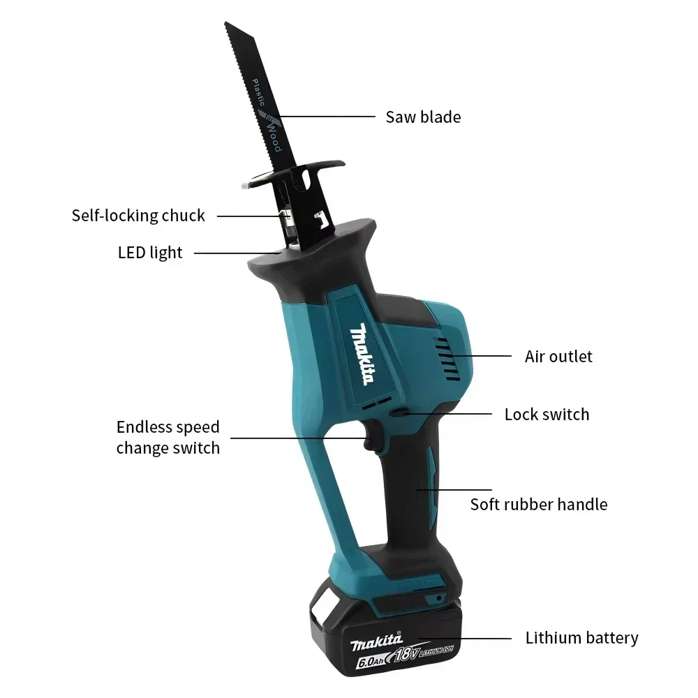 Makita DJR189 18V Cordless Ele – обзор и цена Pole Saw Cordless