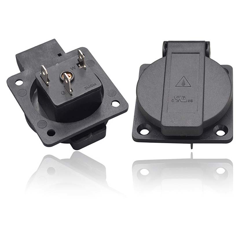 Black 125V 15A 20A IP44 CE Ame – обзор и цена Outdoor Power Receptacle