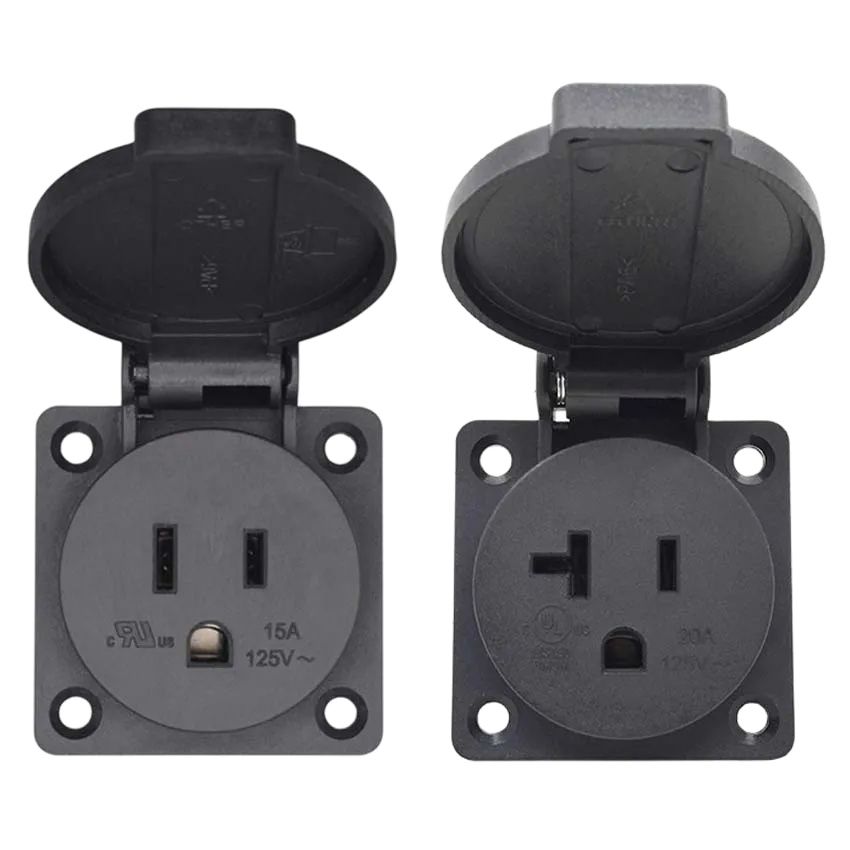 1PCS Universal 15A 20A America – обзор и цена Outdoor Power Receptacle