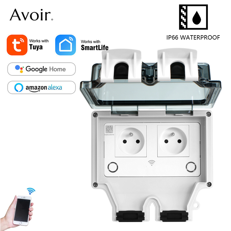 Avoir Tuya Power Socket IP66 O – обзор и цена Outdoor Power Outlet Wifi