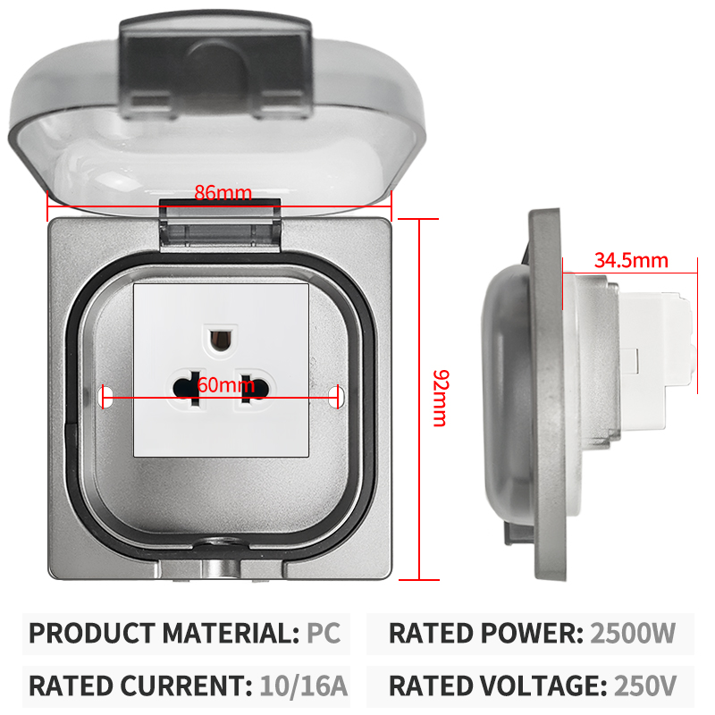 IP65 Waterproof Outdoor Socket – обзор и цена Outdoor Power Distribution Box
