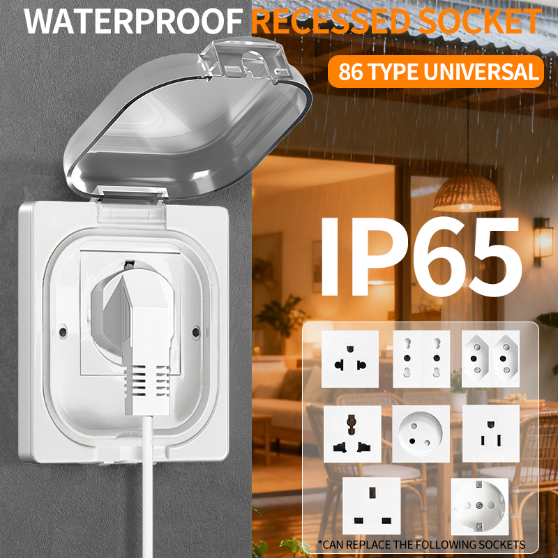 IP65 Waterproof Outdoor Socket – обзор и цена Outdoor Power Receptacle