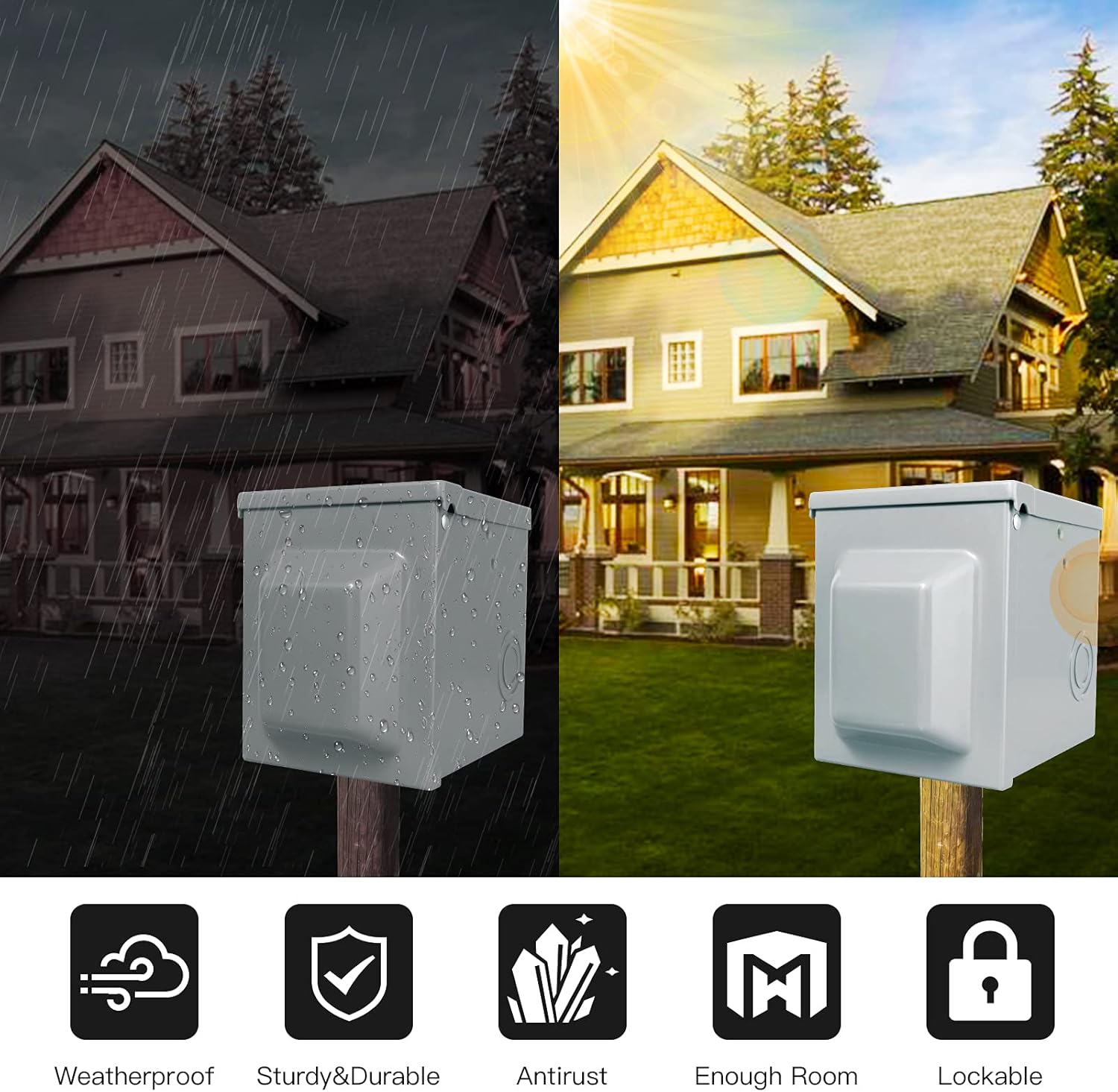 30/50 Amp 125/250 Volt RV Powe – обзор и цена Outdoor Power Receptacle