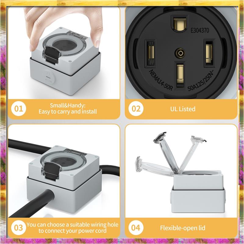 AA46 HOT-50Amp Outdoor Power O – обзор и цена Outdoor Power Receptacle