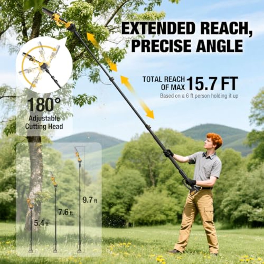 Tree trimming pruning: aluminu – обзор и цена Pole Saw Cordless